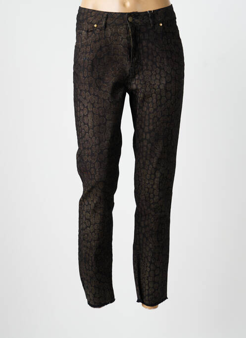 Blugi cu croială slim elasticitate mărime normală negru SIGNE NATURE femme