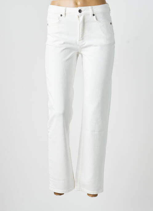 Blugi cu croială slim elasticitate mărime normală alb LA FEE MARABOUTEE femme