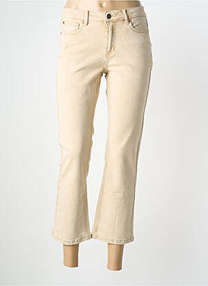 Pantalon 7/8 elasticitate mărime normală bej MKT STUDIO femeie