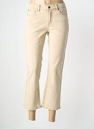 Pantalon 7/8 elasticitate mărime normală bej MKT STUDIO femme