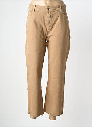 Pantalon 7/8 elasticitate mărime normală maro LA FEE MARABOUTEE femeie