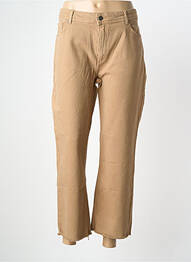 Pantalon 7/8 elasticitate mărime normală maro LA FEE MARABOUTEE femme
