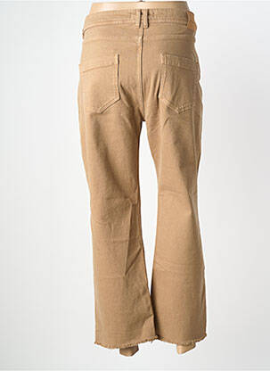 Pantalon 7/8 elasticitate mărime normală maro LA FEE MARABOUTEE femeie