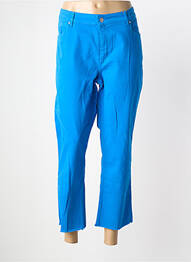 Pantalon 7/8 elasticitate mărime normală albastru SIGNE NATURE femeie