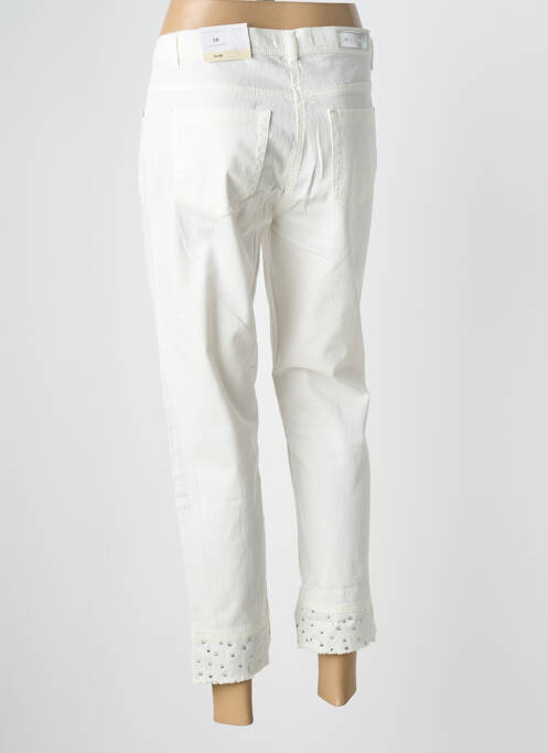 Pantalon 7/8 elasticitate mărime normală alb BETTY BARCLAY femme