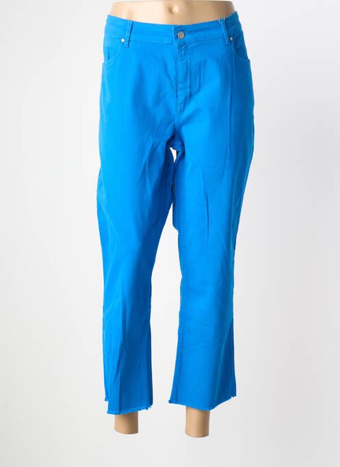 Pantalon 7/8 elasticitate mărime normală albastru SIGNE NATURE femme