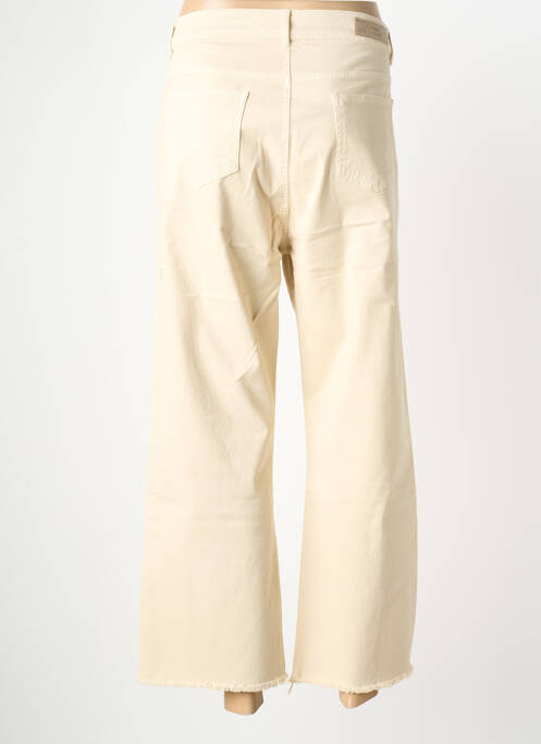 Pantalon 7/8 elasticitate mărime normală bej SIGNE NATURE femme