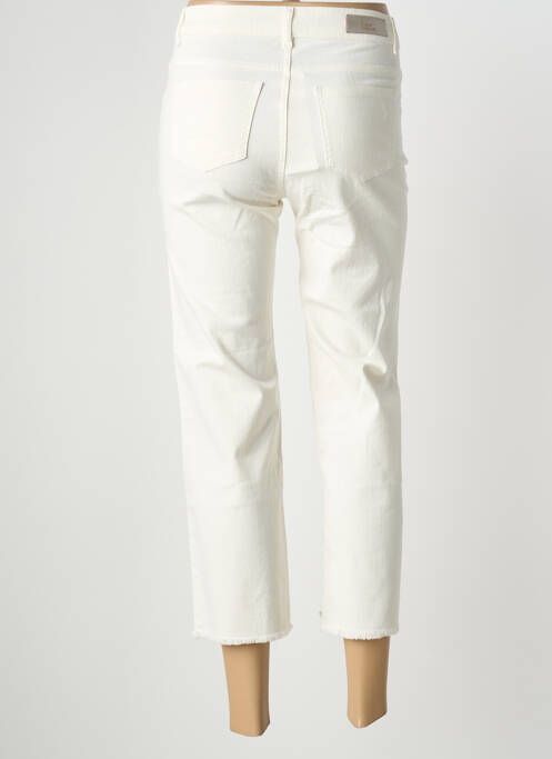 Pantalon trei sferturi elasticitate mărime normală alb SIGNE NATURE femme