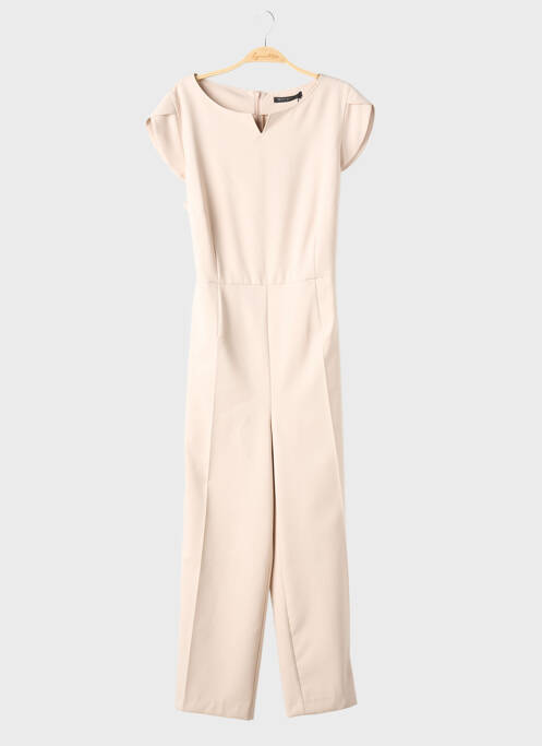 Salopetă-pantalon mâneci scurte mâneci scurte bej BETTY BARCLAY femme