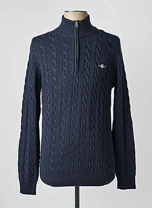 Pulover mâneci lungi mâneci lungi albastru GANT homme