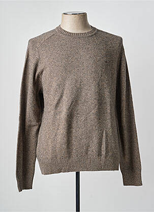 Pulover guler rotund mâneci lungi gri GANT homme