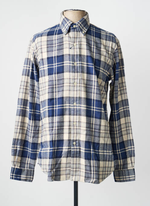 Cămașă cu mâneci lungi imprimeu fantezie albastru RALPH LAUREN homme