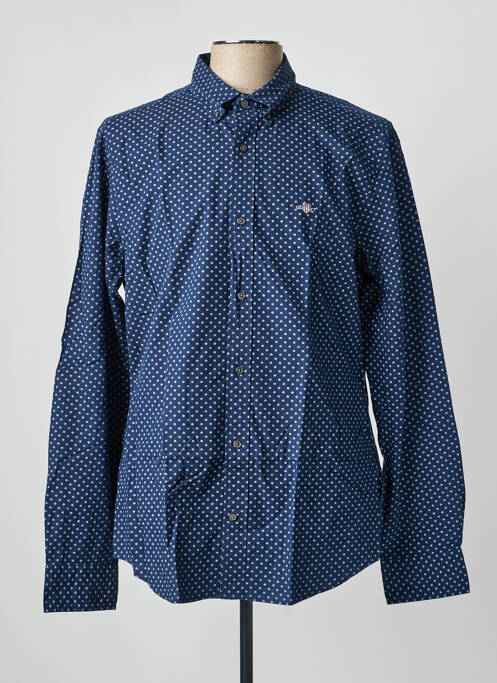 Cămașă cu mâneci lungi imprimeu fantezie albastru GANT homme