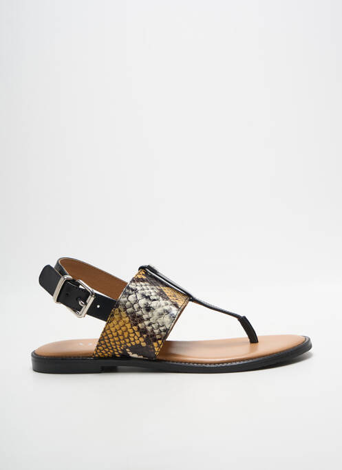 Șlapi închidere cu buclă(e) toc plat până la 3 cm negru ADIGE femme