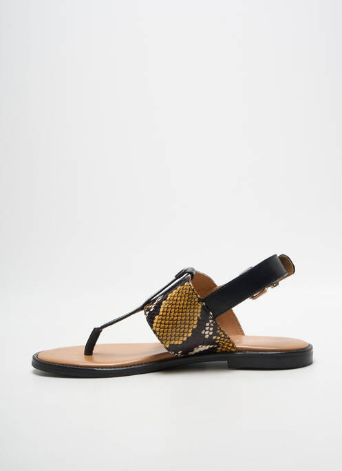 Șlapi închidere cu buclă(e) toc plat până la 3 cm negru ADIGE femme