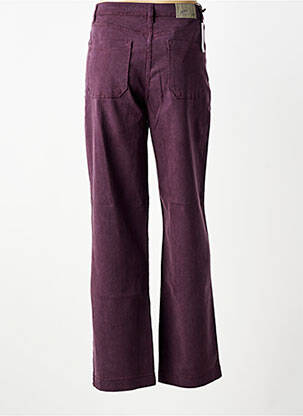 Pantalon drept elasticitate mărime normală violet WALTRON femeie