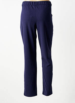 Pantalon slim talie elastică mărime normală albastru MCM femeie