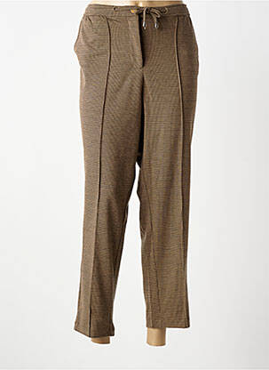 Pantalon drept elasticitate mărime normală maro TELMAIL femme