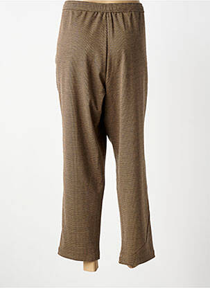 Pantalon drept elasticitate mărime normală maro TELMAIL femeie