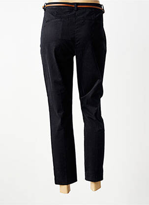 Pantalon chino închidere cu fermoar sub clapetă cu nasturi mărime normală negru B.YOUNG femeie