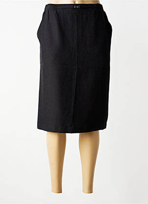 Fustă midi căptușeală textilă negru BRANDTEX femme