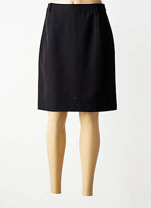 Fustă midi căptușeală textilă negru BRANDTEX femme