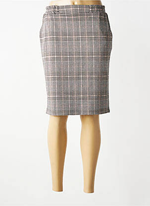 Fustă midi elasticitate gri BRANDTEX femme