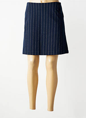 Fustă scurtă croială dreaptă albastru B.YOUNG femme