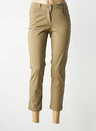 Pantalon 7/8 elasticitate mărime normală verde BRANDTEX femme