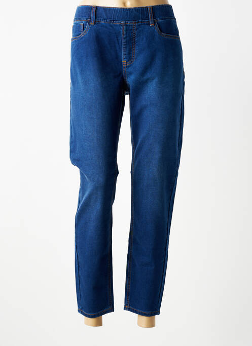 Blugi cu croială slim țesătură brută mărime normală albastru CISO femme