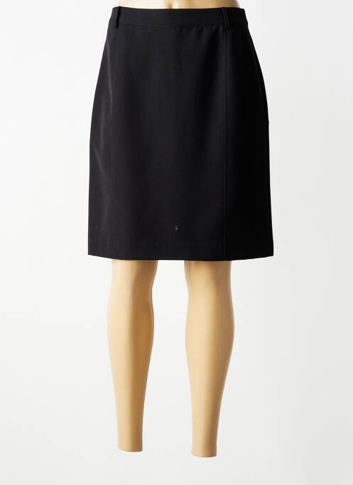 Fustă midi căptușeală textilă negru BRANDTEX femme