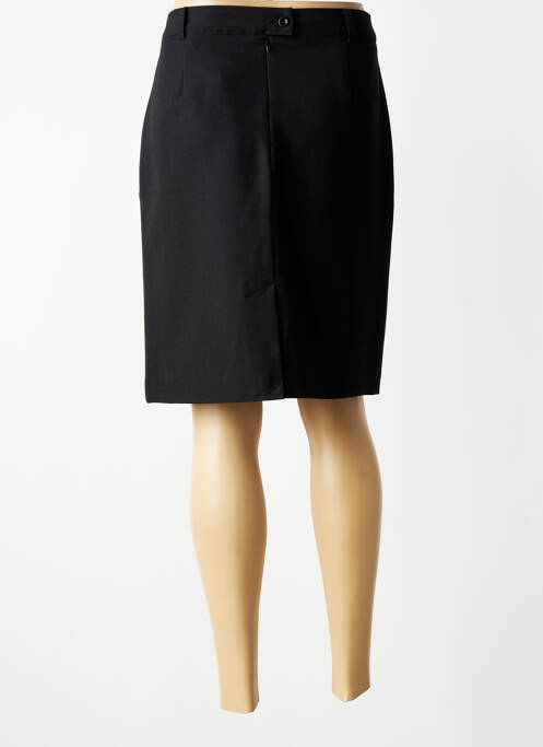 Fustă midi căptușeală textilă negru BRANDTEX femme