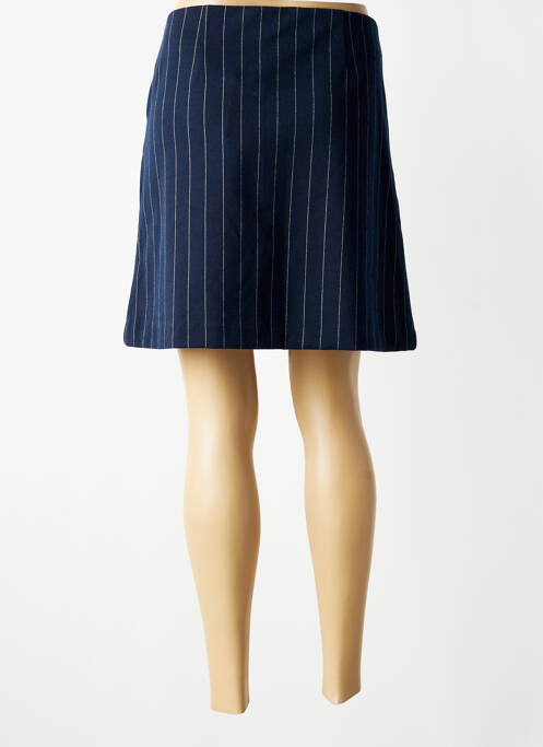 Fustă scurtă croială dreaptă albastru B.YOUNG femme