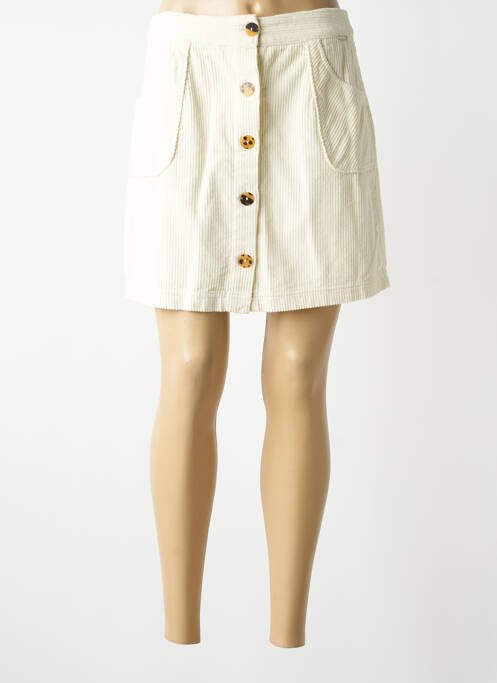 Fustă scurtă buzunare bej AGATHE & LOUISE femme