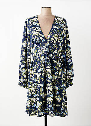 Rochie scurtă mâneci lungi mâneci lungi albastru MAELLE femme