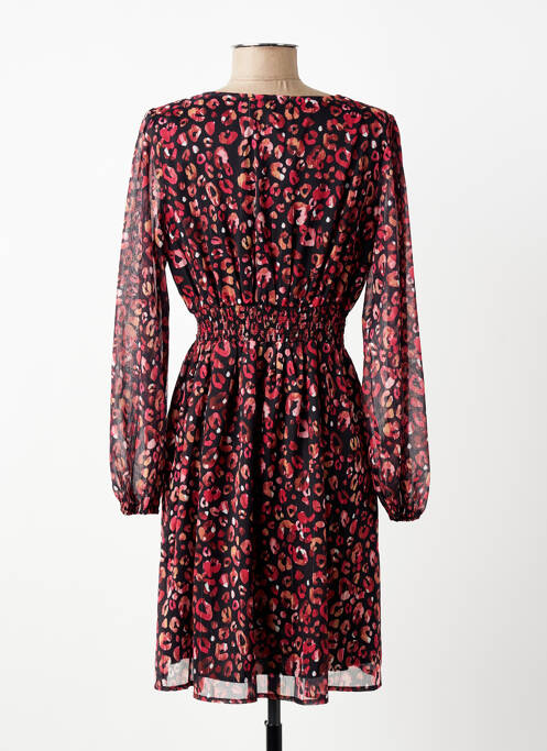 Rochie scurtă croială evazată mâneci lungi negru MAELLE femme