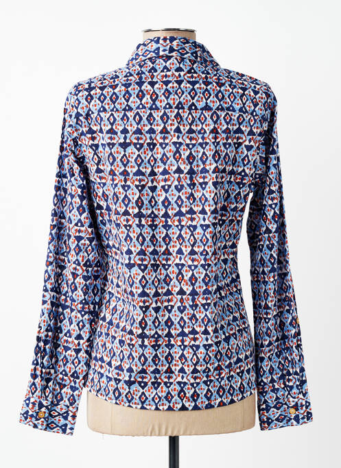 Cămașă croială cambrată mâneci lungi albastru AGATHE & LOUISE femme