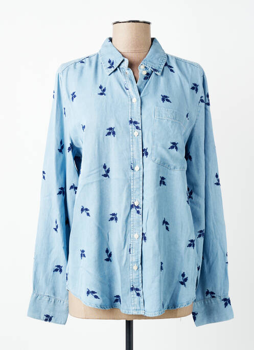 Cămașă croială dreaptă mâneci lungi albastru B.YOUNG femme