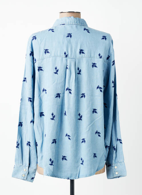 Cămașă croială dreaptă mâneci lungi albastru B.YOUNG femme