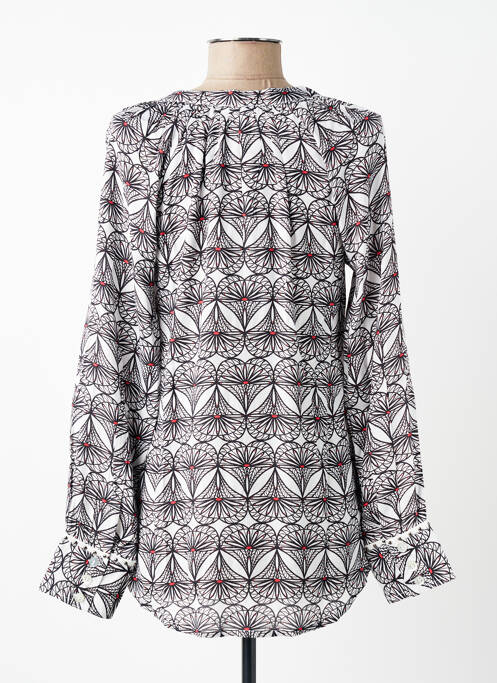 Cămașă imprimeu fantezie mâneci lungi negru AGATHE & LOUISE femme