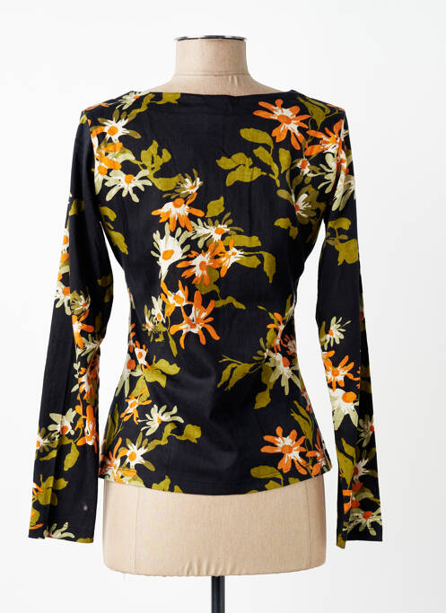 Top imprimeu fantezie mâneci lungi negru AGATHE & LOUISE femme