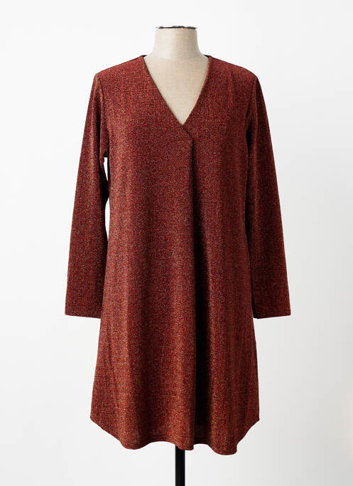 Rochie scurtă mâneci lungi mâneci lungi roșu ESPERANCE femme