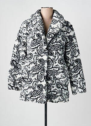 Palton scurt croială dreaptă fără glugă negru BELLERINA femme