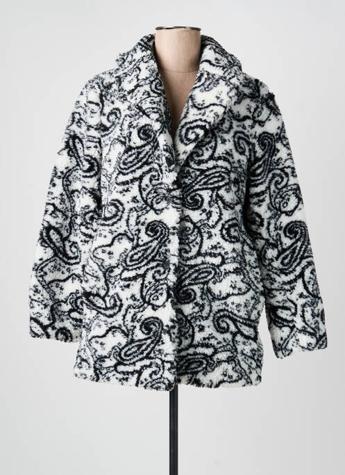 Palton scurt croială dreaptă fără glugă negru BELLERINA femme