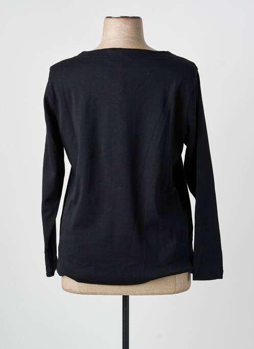 Top țesătură jersey mâneci lungi negru AGATHE & LOUISE femme