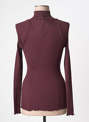 Top elasticitate mâneci lungi violet OSCALITO femeie