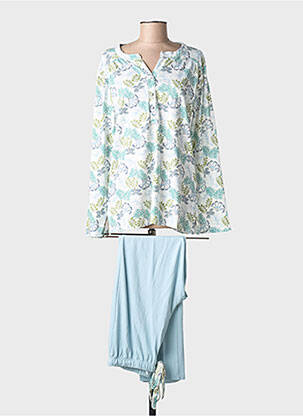 Pijama țesătură jerseu albastru CANAT femeie