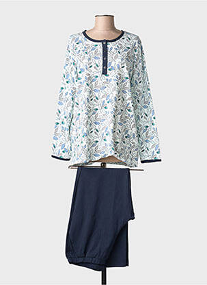 Pijama țesătură jerseu albastru PEIGNORA femme