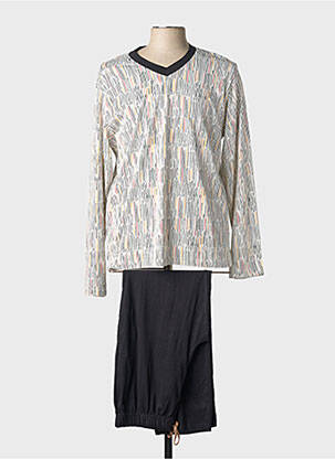 Pijama guler rotund negru CHRISTIAN CANE homme