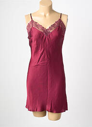 Nuisetă/combinetă efect material satinat roz CHANTELLE femme